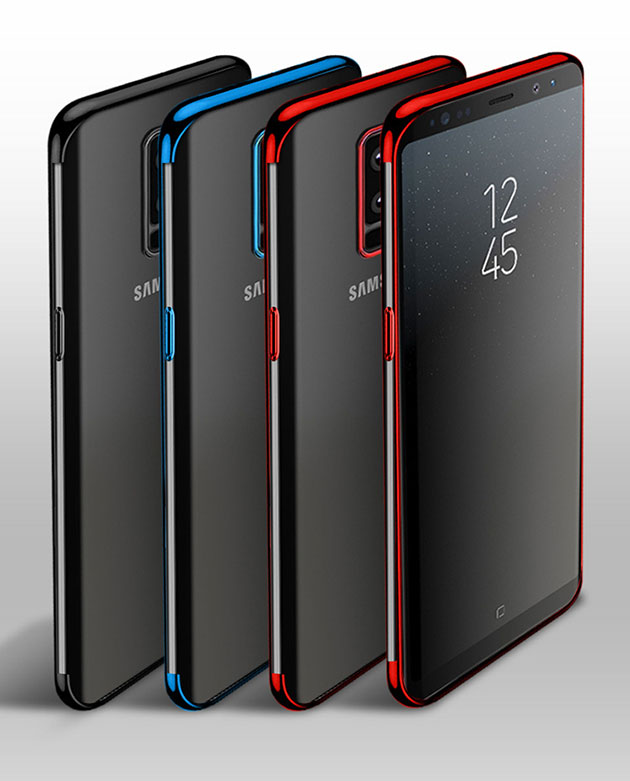 เคส S9 , เคส Samsung S9 Plus เคสใสขอบสี